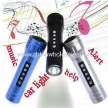 Multi-function bike Music flashlight images