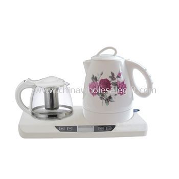 Porcelain electric kettle set