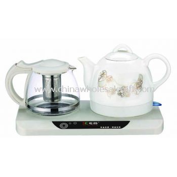 Porselen elektrikli su ısıtıcısı çay makinesi