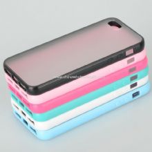 Coloré en plastique arrière étui souple pour iPhone 5 images