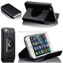 iPhone5 360 rotation smart cuir stand cas flip images