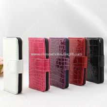 iPhone5 crocodile flip leather case with credit card slot images