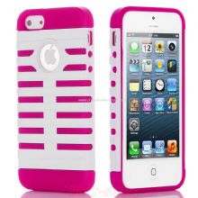 iPhone5 hybride fort impact Combo Etui Silicone Rubber images