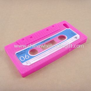 iPhone5 cassete silicon rubber case