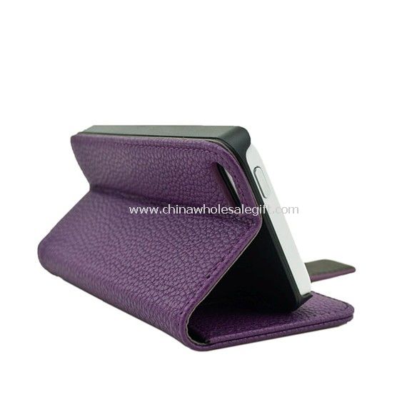 iPhone5 Leather Cover with stand