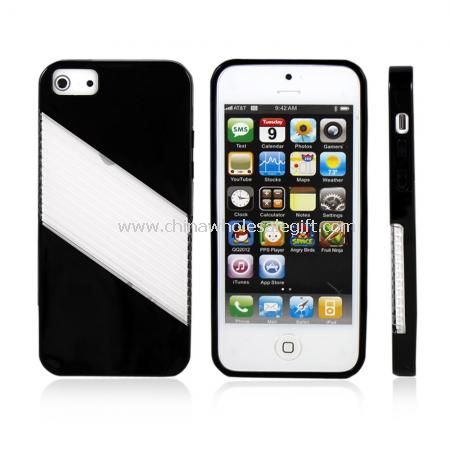 Caso di Shell iPhone5 Silicone TPU gomma pelle