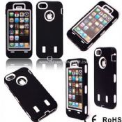 iPhone5 robuste Gummi Hybrid High Impact Hard Case images