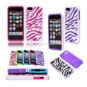 iPhone5 Zebra Combo Hard Silicone Case images