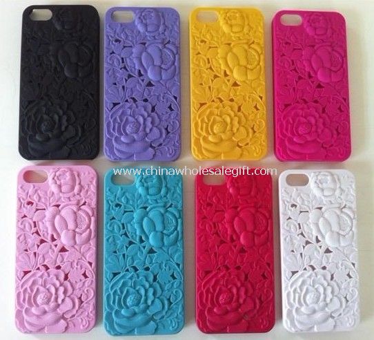 Rose 3D Sculpture Hard Case For iPhone5