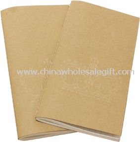 Kartu Kuning papan tulang belakang jahitan notebook