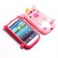 cute pig silicone rubber case for samsung galaxy s3 i9300 small picture