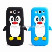 Penguin i9300 silikon lembut kembali kasus untuk Samsung Galaxy S3 images