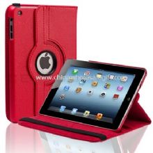 360 rotating PU leather case with stand for ipad mini images