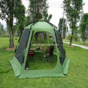 Sekskantet utendørs Camping telt images