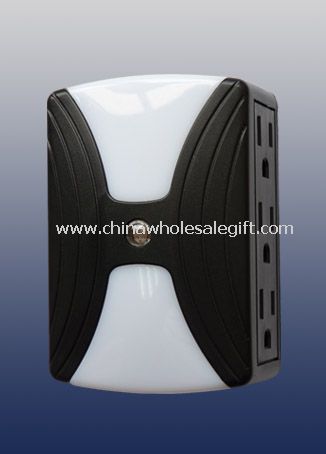 5-Outlet Power Adapter with LED Light