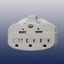3-Outlet Power Adapter with LED Light & USB Outlet images