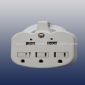 3-Outlet Power Adapter with LED Light & USB Outlet small picture