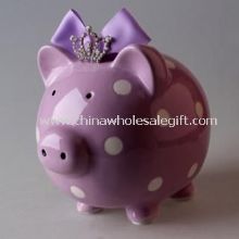 Princess Pig Ceramic Piggy Bank images