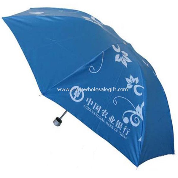 3-fold salgsfremmende paraply