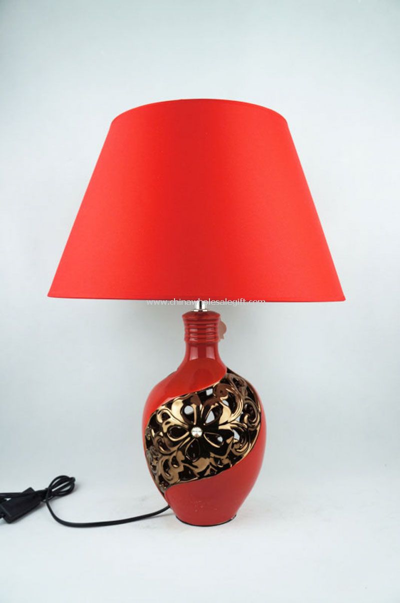 Lámpara de mesa de cerámica la manera