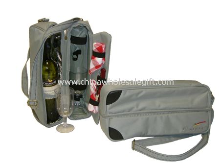 Wine Cool Bag With Glasses