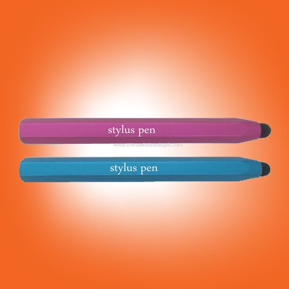 sekskantet metal stylus touch pen