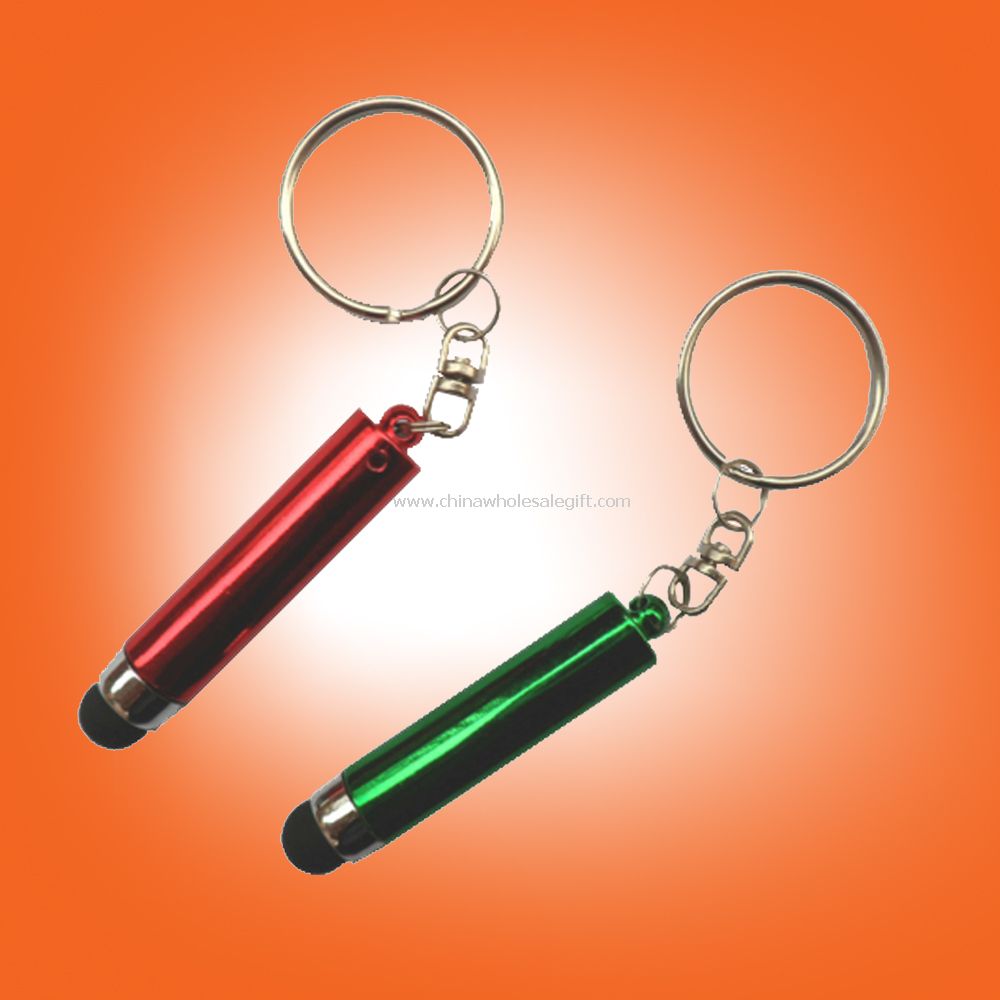 mini stylus touch pen with keychain