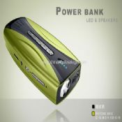 puissance Banque mp3 haut-parleur FM radion et torche LED images