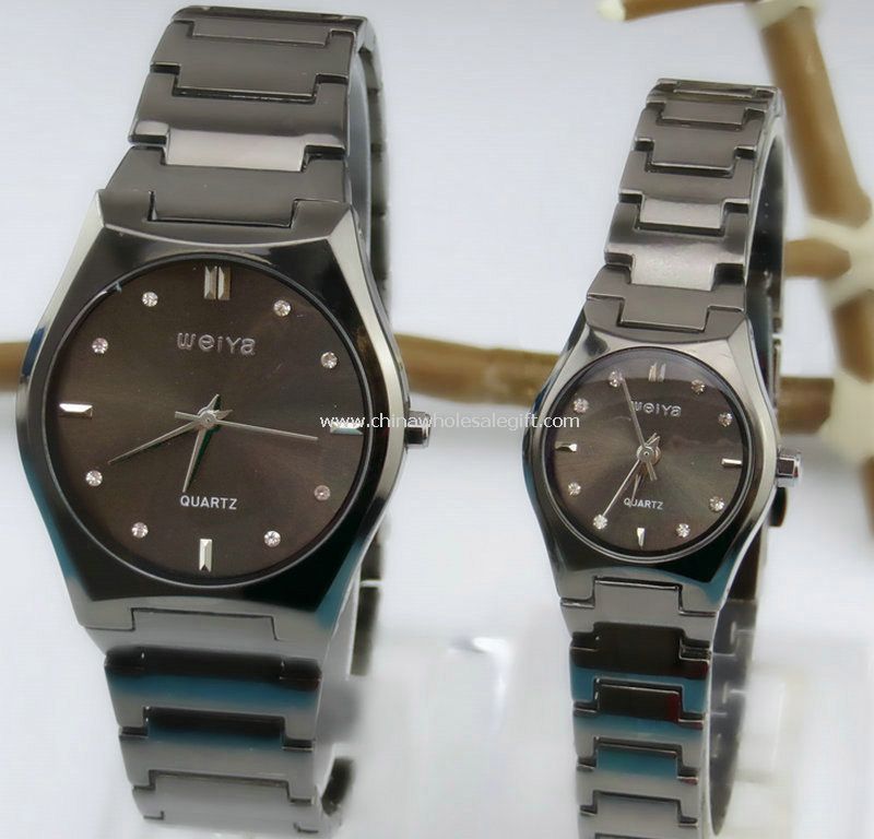 Stainless steel lover watch