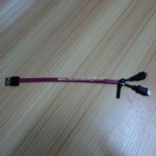 Zipper USB Data Cable for mobile phones images