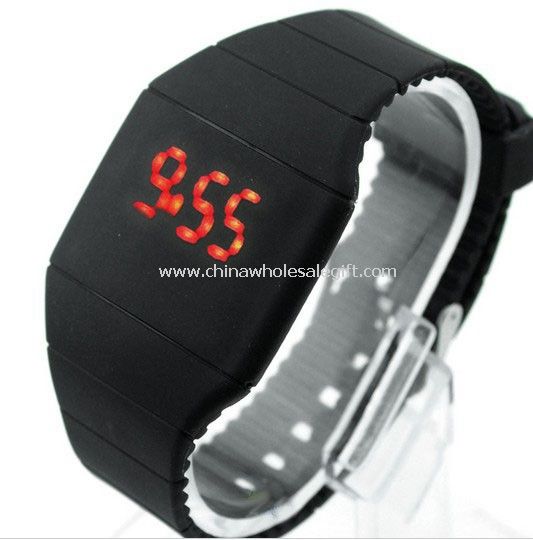 Dotyku silikon LED Watch