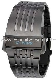 Stainless steel LED Watch