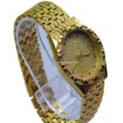 Golden Quartz watch images