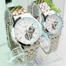 Stainless steel band lover watch images