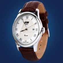 Leather band men watch images
