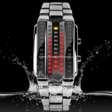 Waterproof led watch images