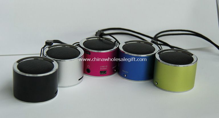 Mini speaker Card Reader dengan tali