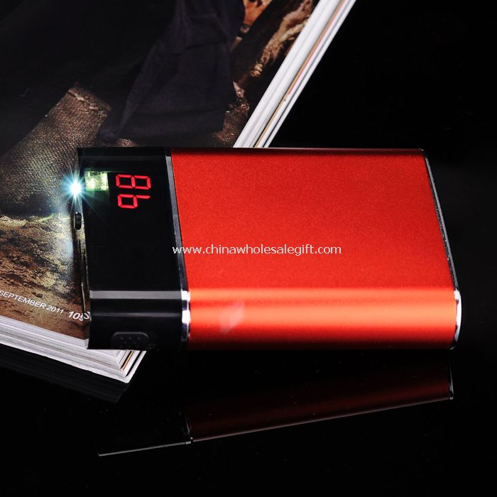 6000mah dublu usb led display power bank