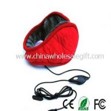 Comfortable ear cover stereo headphone images