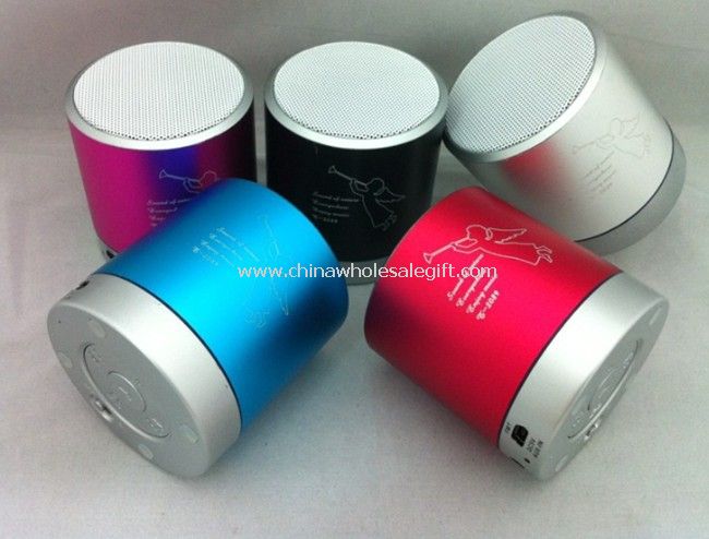 Hi-Fi Amplifier Round Mini Speaker with TF Card Slot FM Radio