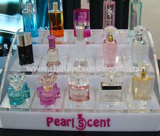 Perfumy akrylowy stojak