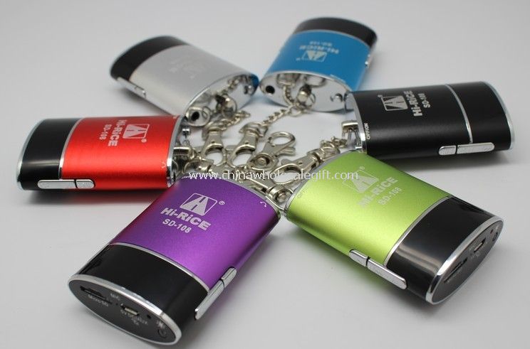 Multi-function Mini Keychain Speakers With TF card FM radio