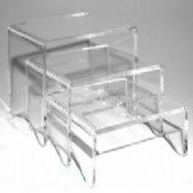 Three Risers Clear Acrylic Display images