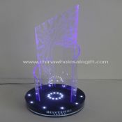 Acrylic Wine Bottle Display Stand with LEDs images