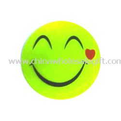 Reflective smile sticker