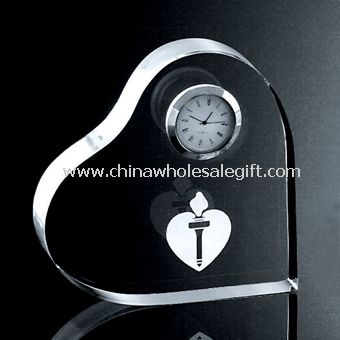 Clock Heart-like Decoration