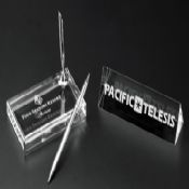 Clear Acrylic Penholder and Paperweight Case images