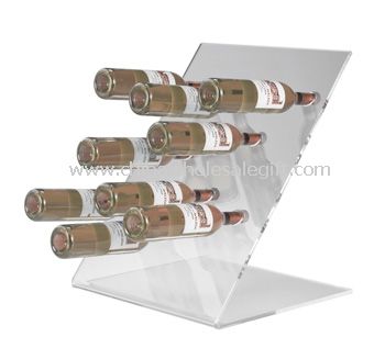 Modern and Stylish Acrylic Wine Rack for Small Beer Bottles