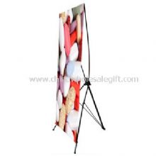 Fuerte X Banner Stand con cartel de 4 colores images