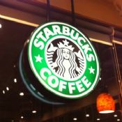 Scatola chiara del LED per Starbucks images